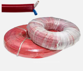 K Type Thermocouple with Bendable Probe, M8 Cable, and Ceramic Insulator Handle