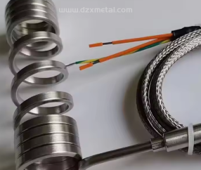 Electric Spring Coil Hot Runner Stainless Steel Nozzle Heater With J Type Thermocouple