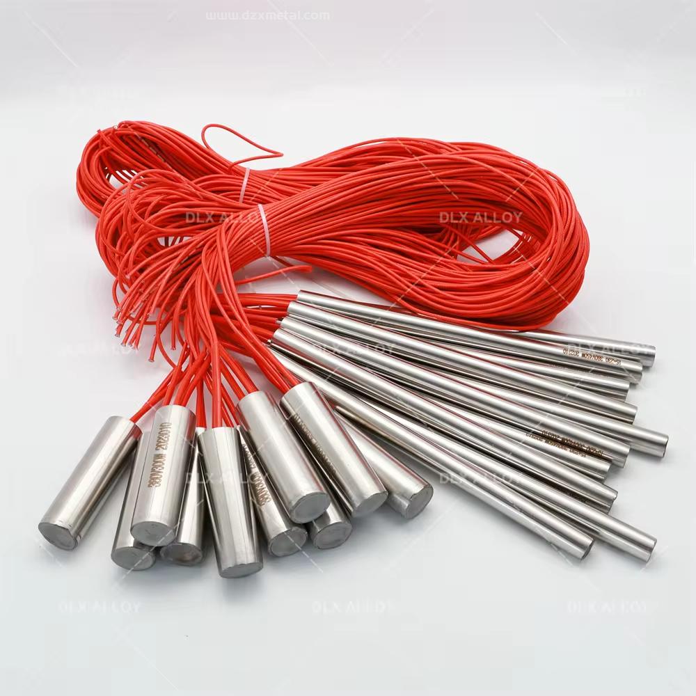 Customized Size 500W 220V Voltage Cartridge Heater With Stainless Steel Tube For Plastic Rubber Mold