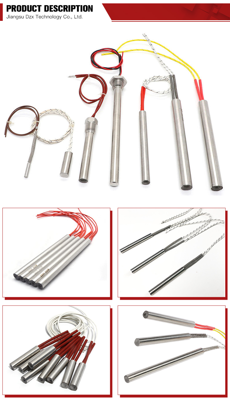 High Watt 12V 1000W Cartridge Heater With K Type Thermocouple And Screw Connection first1 sheet