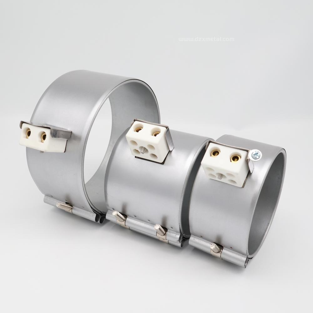 High Temperature 1200℃ Customized Hole Size Stainless Steel Band Heater 220V 600W With MICA