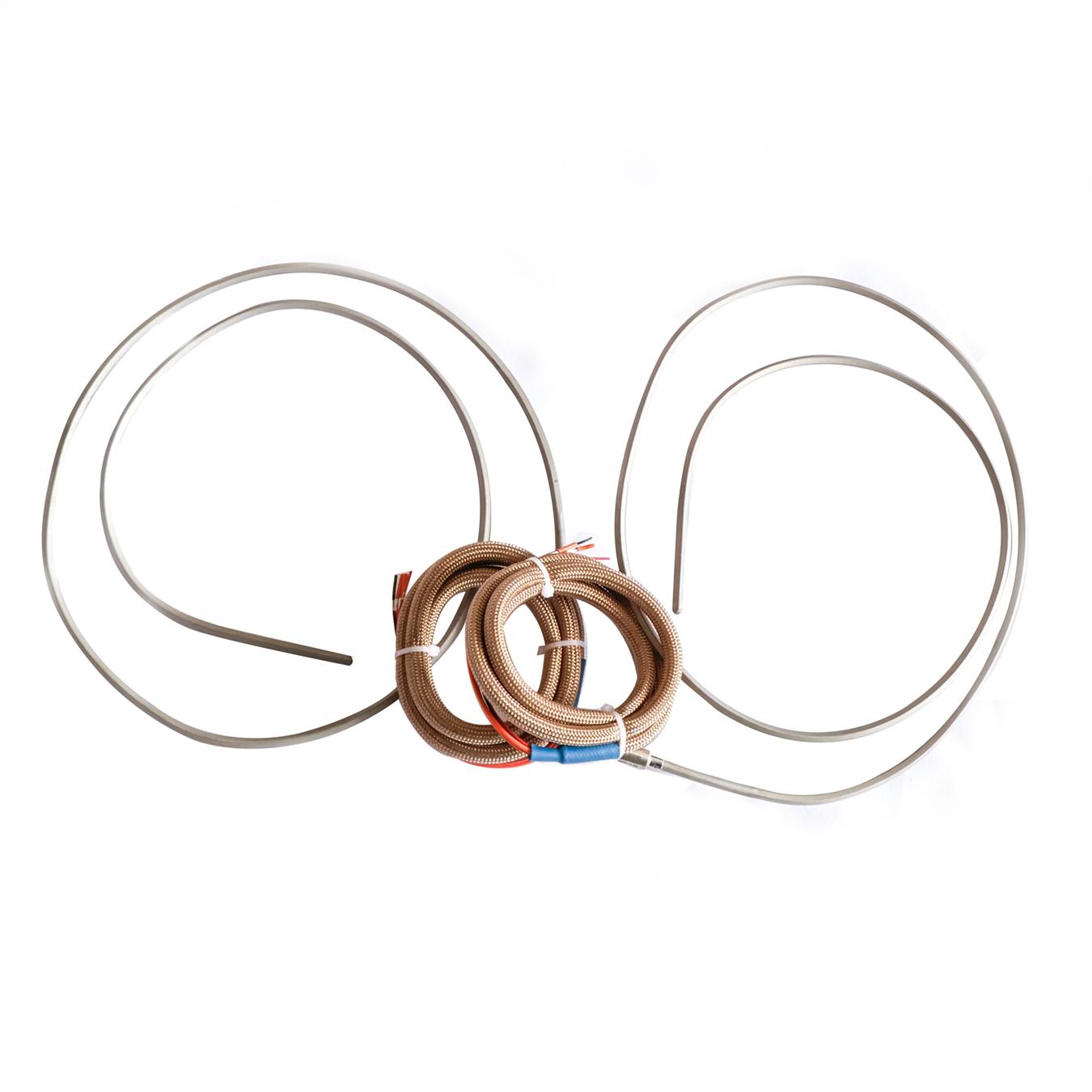 Stainless Steel Round and Flat Heating Tube Hot Runner Coil Heater Element with K Type Thermocouple