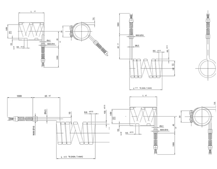 220V Customized Electric Hot Runner Heater Brass Copper Extruder Coil Spring for Injection Machine first5 sheet
