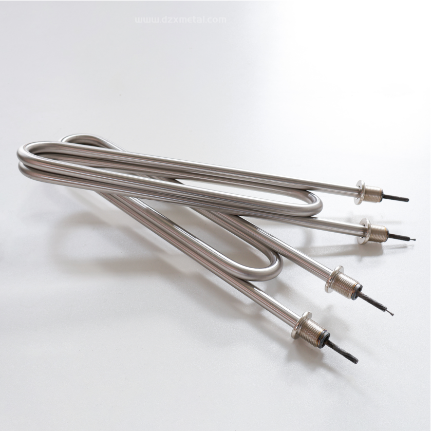 L U Type Straight Electric Tubular Heater 230V 1500W with Stainless Steel Flexible Tube