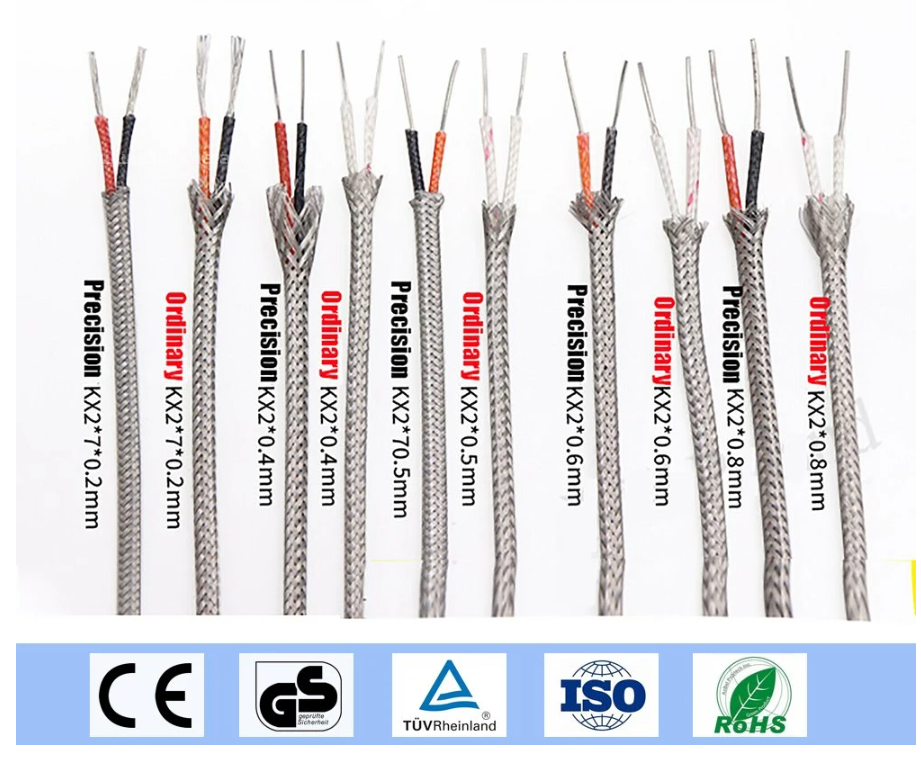 Manaufacture Sypply N Type Thermocouple Compensating Cable/ Entension Wire first3 sheet