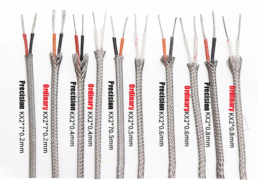 Electric Wire Thermocouple Extension Cable 20 AWG Type K and J first2 sheet