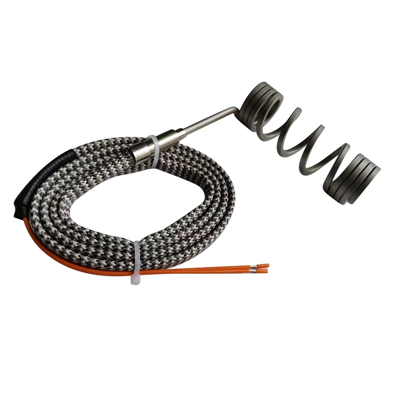 Factory Direct 300W 500W J K Type Thermocouple Electric Spring Hot Runner Coil Heater first2 sheet