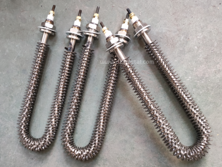Electric 220V Tubular Finned Heater Oven Stainless Steel SUS304 Air Heating Elements first7 sheet
