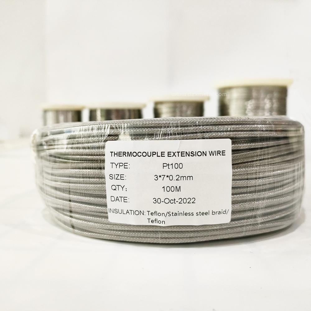 Thermocouple Extension Wire Type K: 900°C Max, Alloy Conductor, 2mA Current Capacity