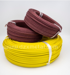 28AWG High-Temp Industrial Cable with Distinct Yellow and Red Conductor Colors